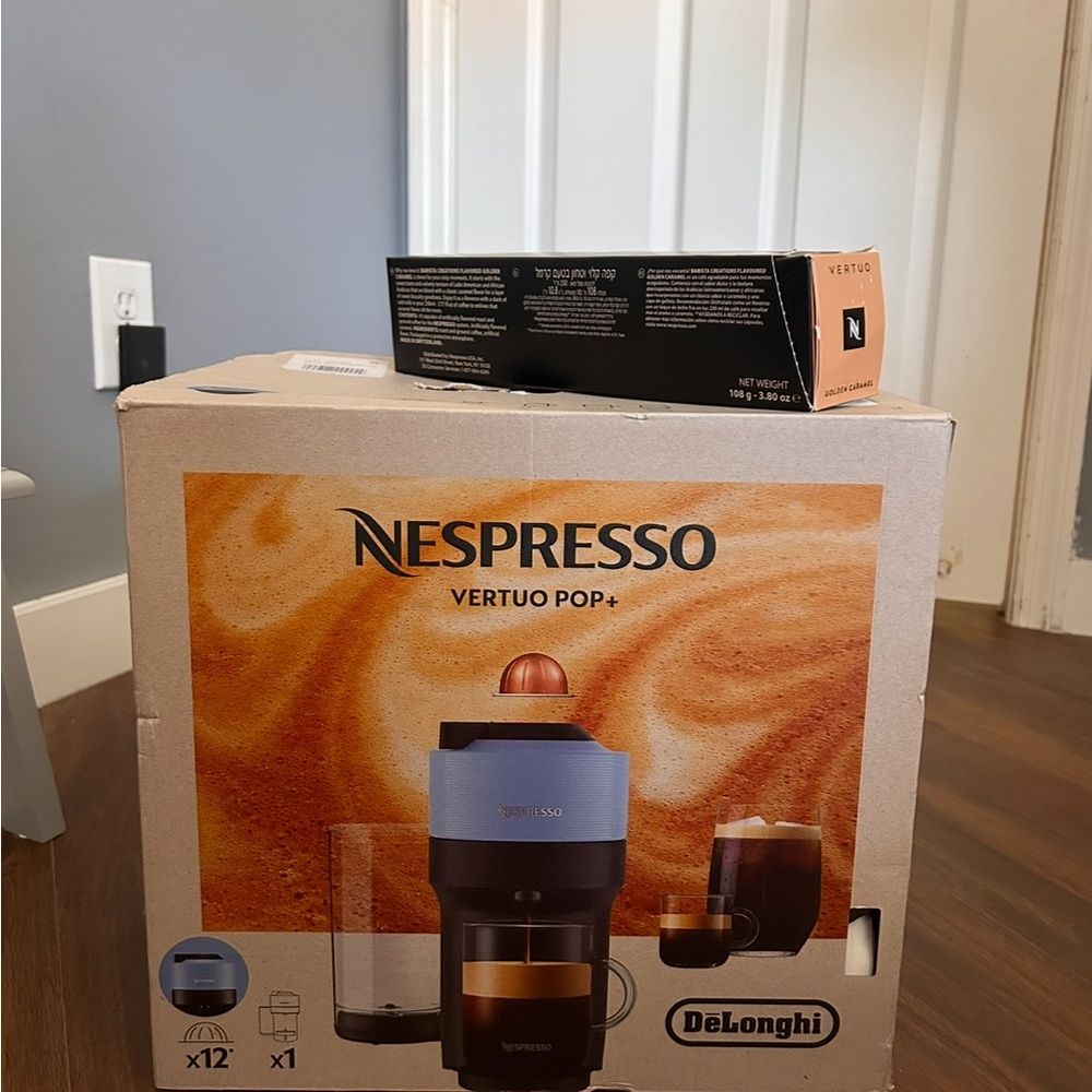 Nespresso Vertuo Pop+ in Blue and Black